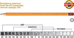Олівець графітний (1500, 2Н)