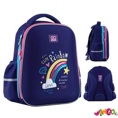 Рюкзак GoPack Education напівкаркасний 165M-1 Cute Rainbow
