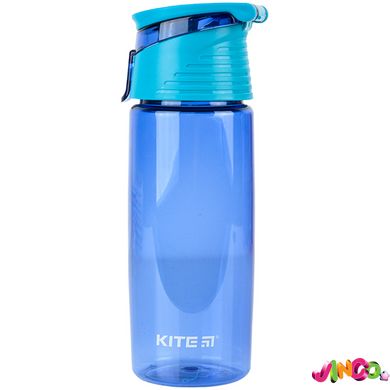 Пляшечка для води, 550 мл, блакитно-бірюзова, K22-401-02